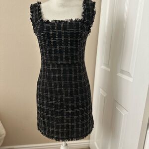 Lalavon mini dress plaid with fringe fall. Tag Medium
But fits more like small